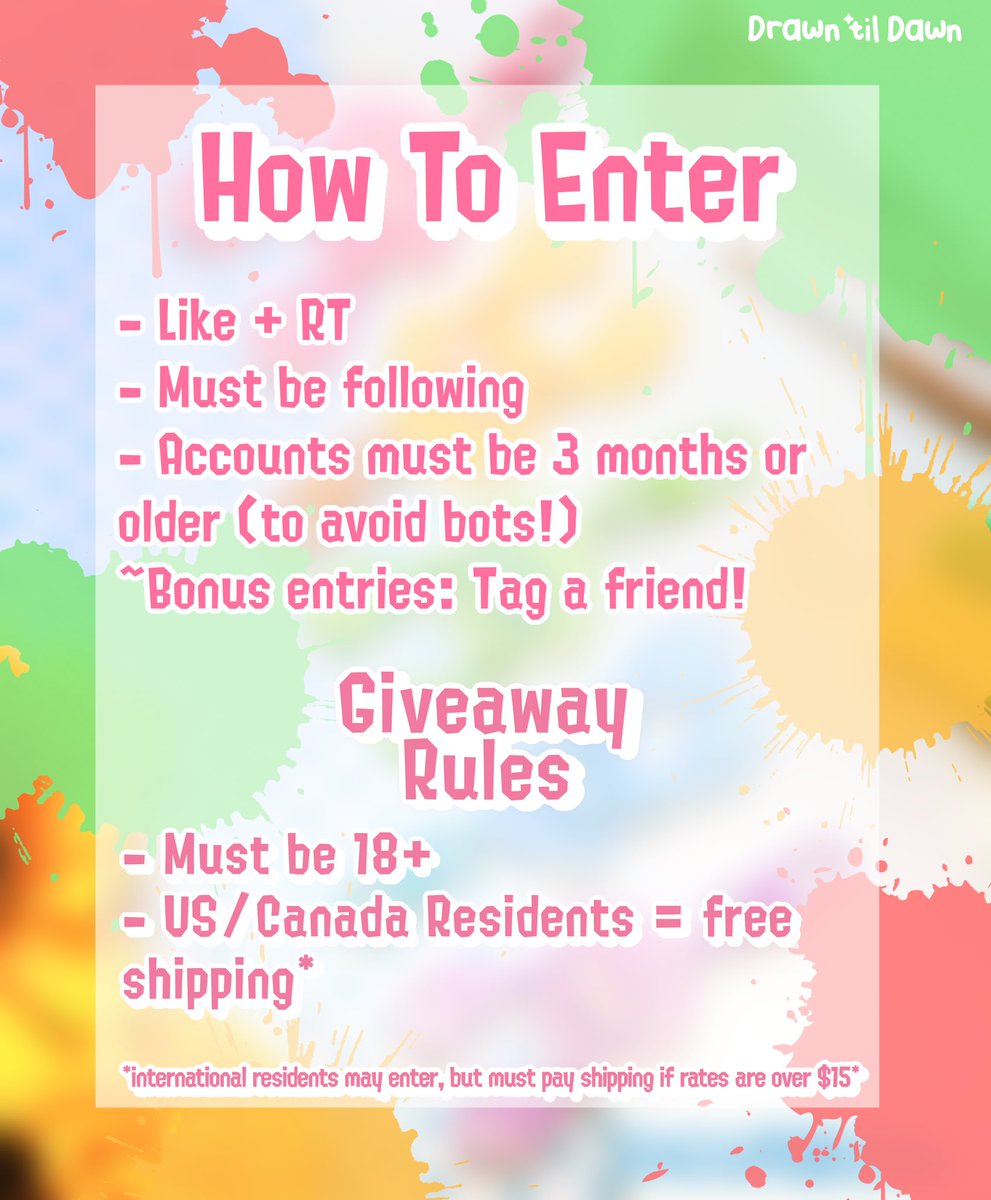 DrawnTilDawn's tweet photo. ✨ Splatoon Charm G/ive⭐️way ✨

A very late 5k celebration!
Winners will receive a squid charm of their choosing 🦑

❤️ + 🔃 to enter!
- must be following!
Bonus entry: Tag a friend!

Please make sure to read additional rules below ⤵️ https://t.co/AIBACsGmtX