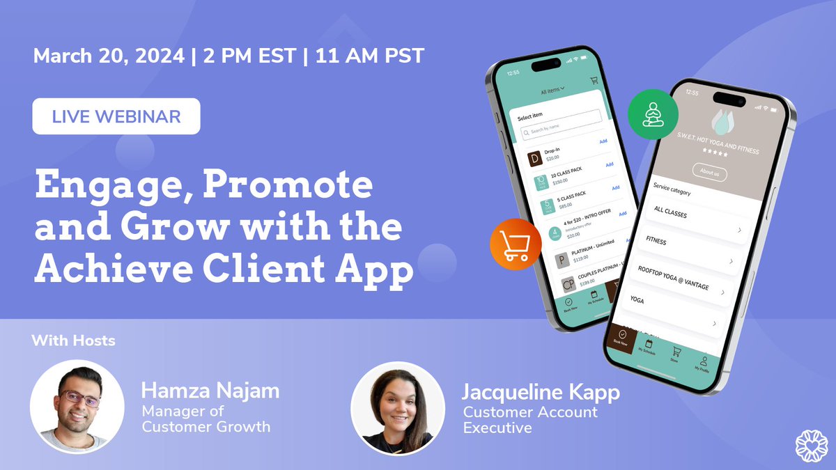 Looking for a proven growth strategy? Hint: it’s in your pocket. Learn how to launch a custom branded app that boosts revenue & retention. 📱 

Secure your spot now ➡️ bit.ly/43XSgUL 

#FitnessIndustry #LiveWebinar #Gym #GymApp #SaaS #WellnessLivingSoftware