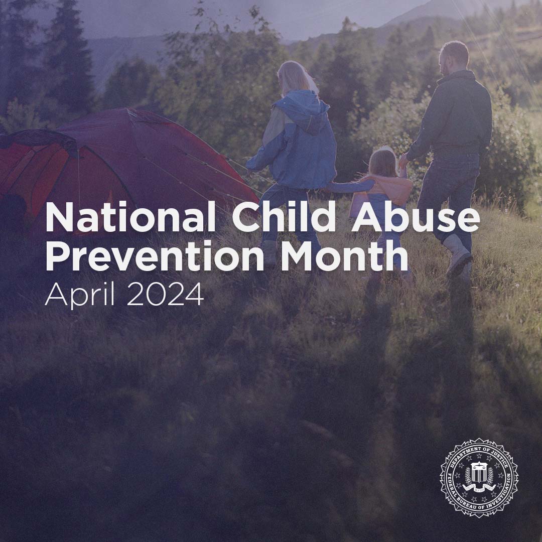 This #NationalChildAbusePreventionMonth, the #FBI thanks the hardworking personnel of our Crimes Against Children program, who work to aid child victims and bring their perpetrators to justice. Learn more: fbi.gov/investigate/vi…
