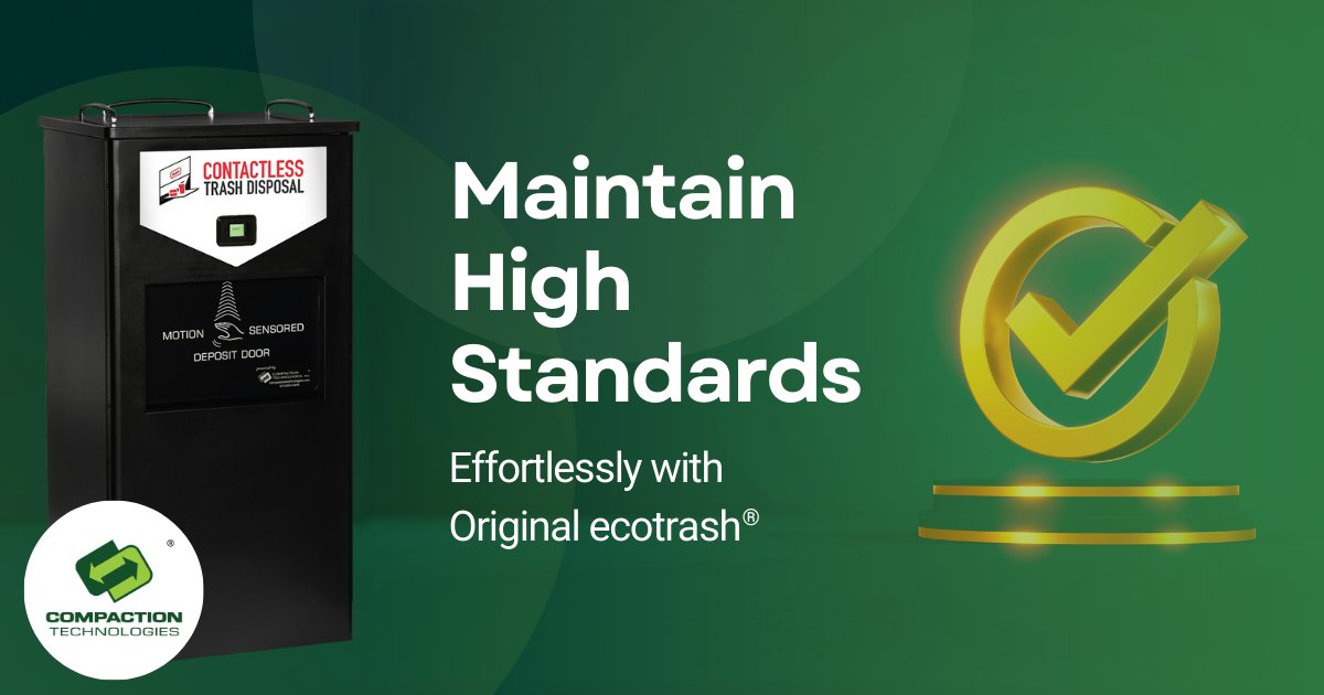 Maintain the high standards your customers expect with less effort. Original ecotrashⓇ efficiently manages trash, keeping your restaurant clean and your operations smooth. Learn how we can help. #HighStandards #SmoothOperations compactiontechnologies.com/products-suppl…