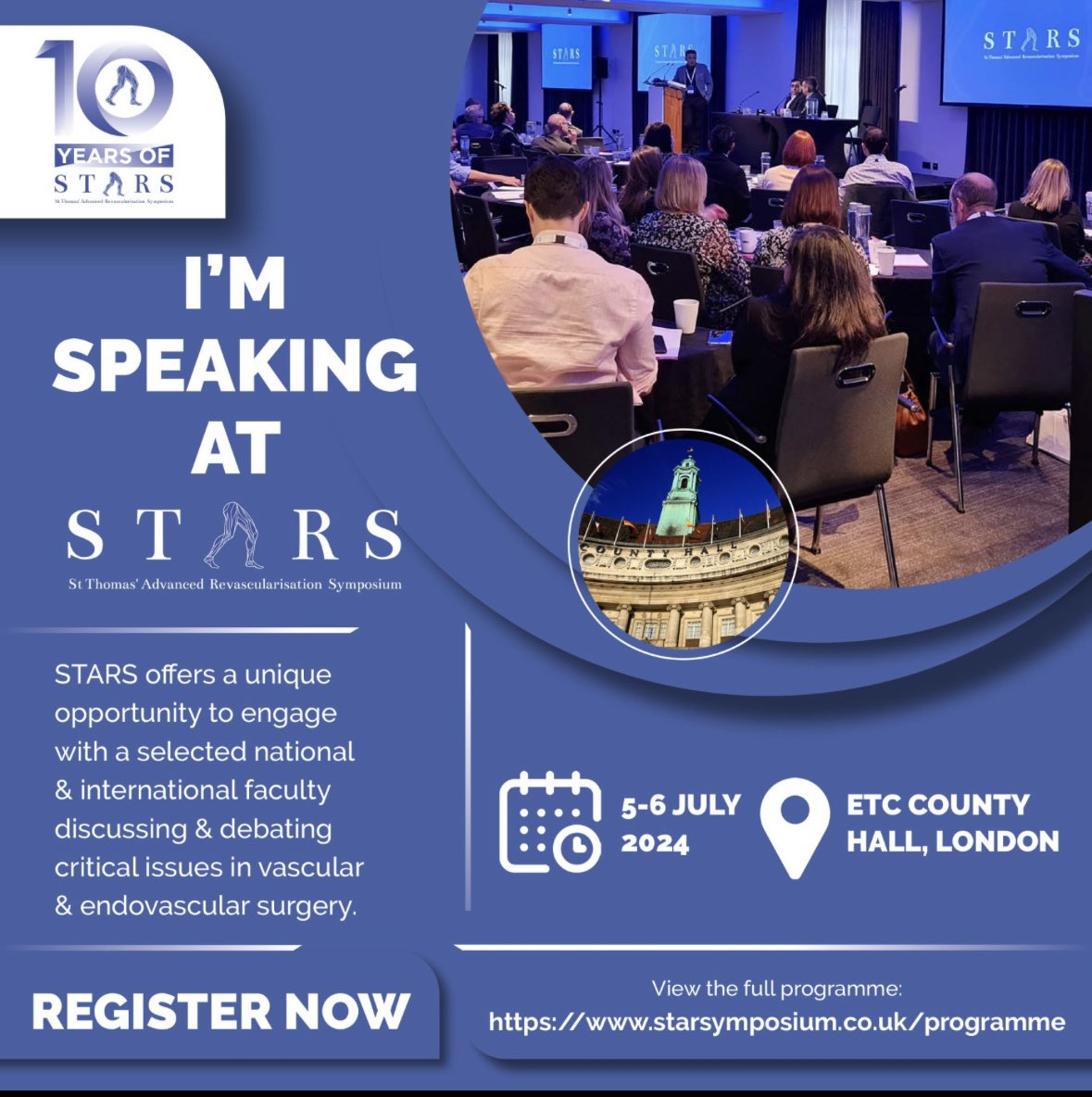 STARS 10th anniversary meeting in July
Looking forward to an engaging meeting!