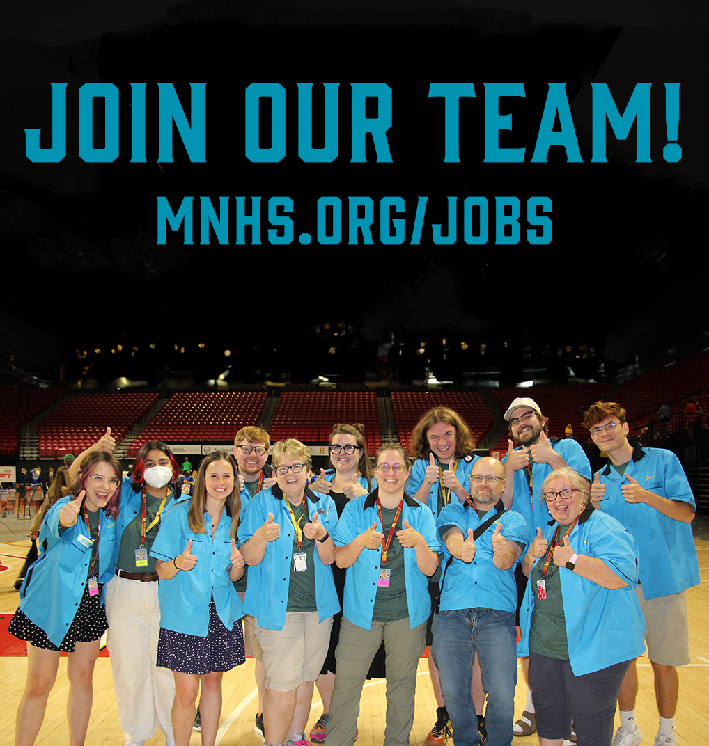 Come work with MN History Day! We're looking to add a Program Supervisor to the History Day staff. Applications are open until April 15 with a flexible start date. Bowling shirt included. Apply online: mnhs.org/jobs.