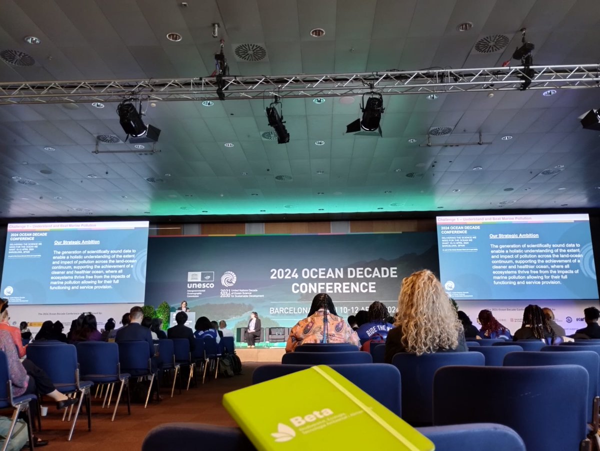 🌊 Today we have been at the Ocean Decade Conference in #Barcelona, a great debate about the challenges and the future of the #sea. #Science #Sustainability #Mediterranean