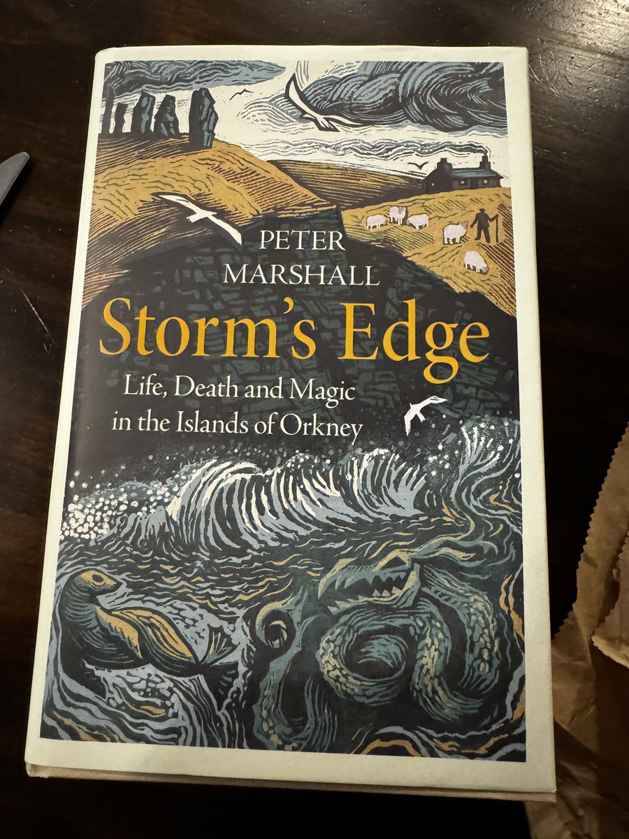 Amazing serendipity, as my craving to read something new & exciting on Orcadian history while in Orkney is answered! Not only does Peter Marshall have a new book out, but I’ve just been to hear him give a talk about it at @Saint_Magnus…