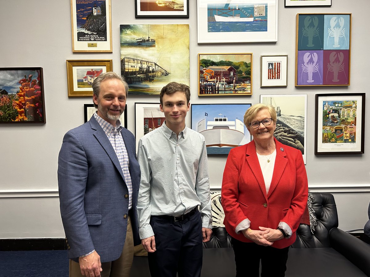 Meet Matthew Fagerlund, a Scarborough HS junior and winner of 2023 Congressional App Challenge! Matthew’s app “GiRAPHER” teaches students how to graph math equations. He and his winning app are representing our great state in the #HouseofCode event this week on the Hill