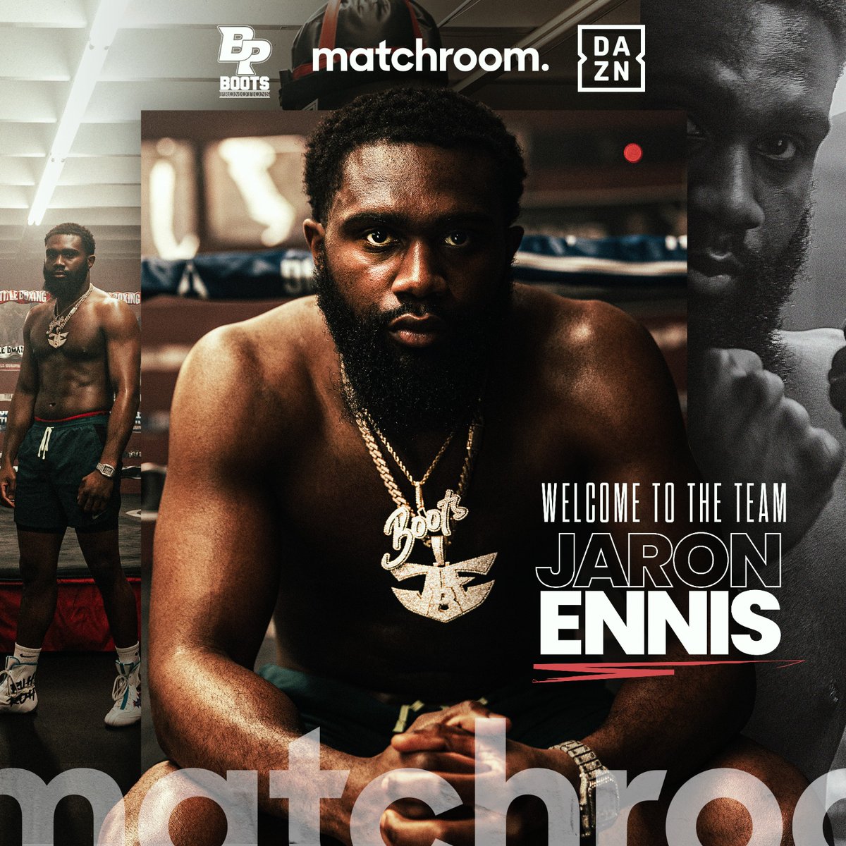 ✍️ 𝗕𝗢𝗢𝗧𝗦 👑 We’re delighted to welcome IBF World Welterweight Champ @JaronEnnis to the @MatchroomBoxing team on a multi-fight deal in partnership with Boots Promotions 🤝 @DAZNBoxing