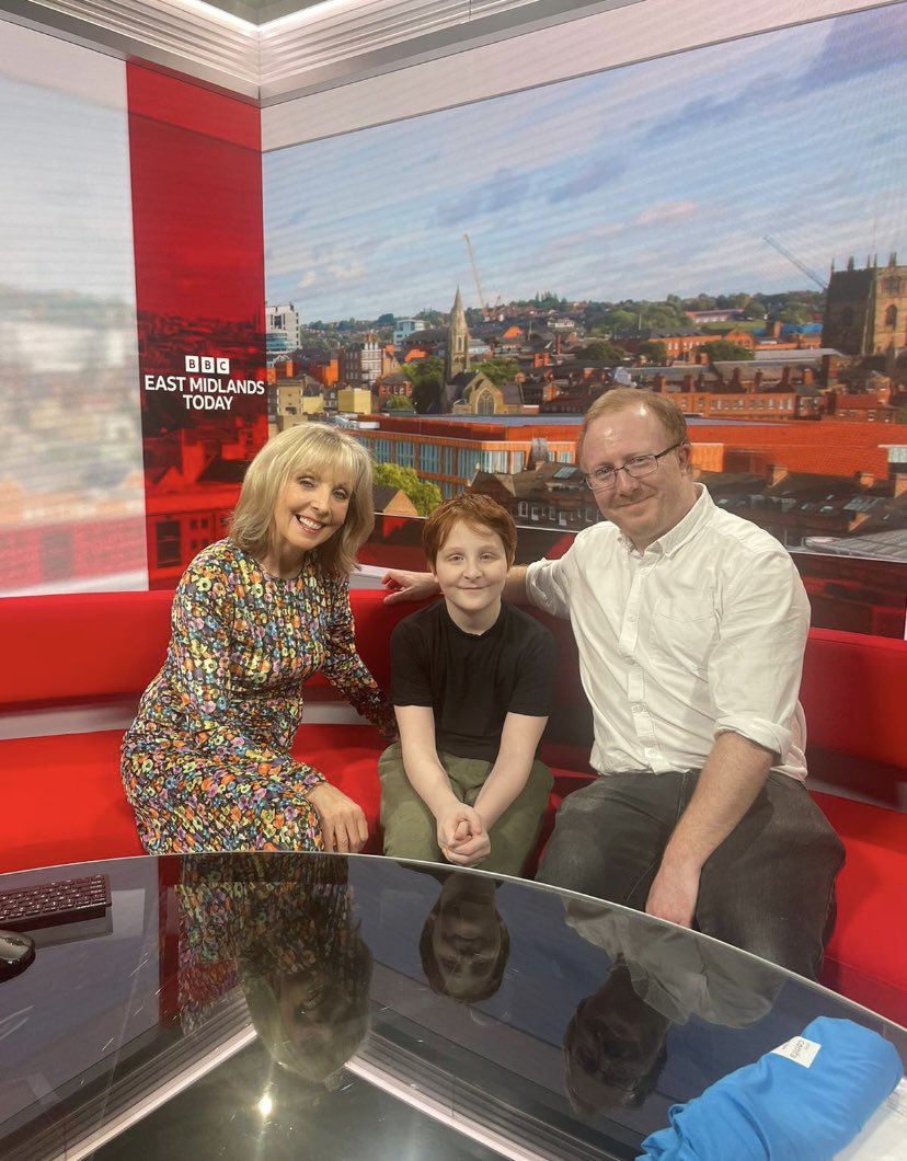 📺 Catch Max Palfrey, from
Derbyshire, on <a href="/bbcemt/">BBC East Midlands</a> from 6.30pm talking about his innovative t-shirt designed to help others with sensory issues. 
Max is officially one of the youngest inventors in the UK &amp; as well as talking about his invention, he’ll be reading the headlines.
