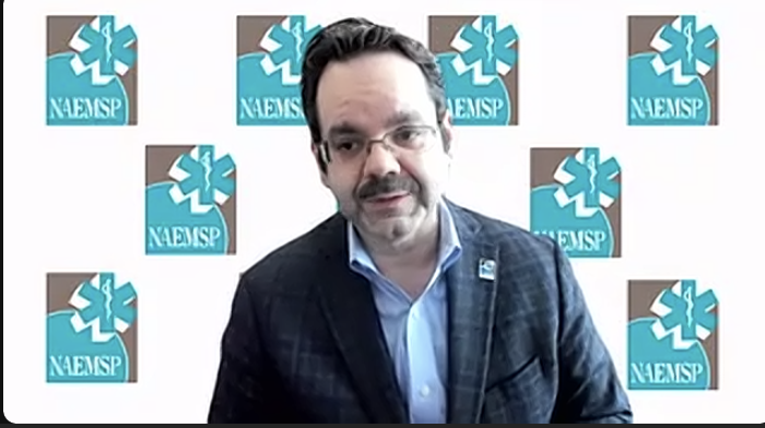 Patient's who suffer from addiction are some of the most vulnerable patients we care for in medicine... It is our responsibility to help them access care that can save their life. - @cabanasmd, @NAEMSP President