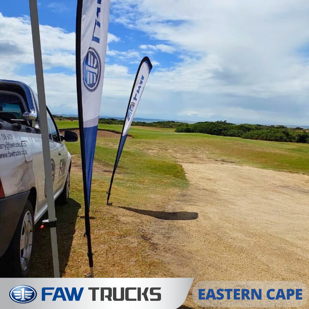 FAW tees off in style at the Scribante Construction-sponsored Golf Day, driving success on and off the course. 

#FAWTrucksEasternCape #GolfDay #FAWTrucks #ScribanteConstruction