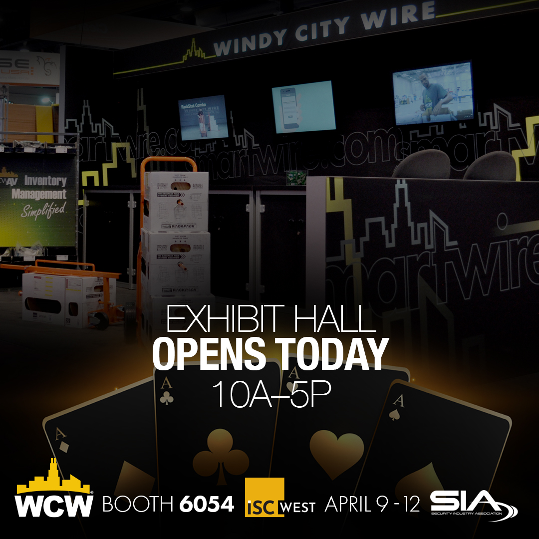 WindyCityWire's tweet photo. Here we gooooo! #ISCWest Show Floor is officially open! π
Visit with our team for all things: #security #low-voltage #OSDP #laborsavings #SmartWire #RackPack #AmericanMade #value β¦Β and more β¦Β Booth 6054! https://t.co/GaonSwSU0v