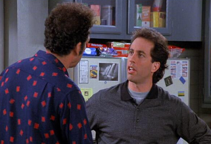 - Jerry: We're going to let him exclude food, energy, shelter and cars from CPI?
- Kramer: It's an exclusion for him
- J: How is it an exclusion?
- K: He just excludes it
- J: How?
- K: Jerry, all big economists  exclude everything
- J: You don't even know how inflation's