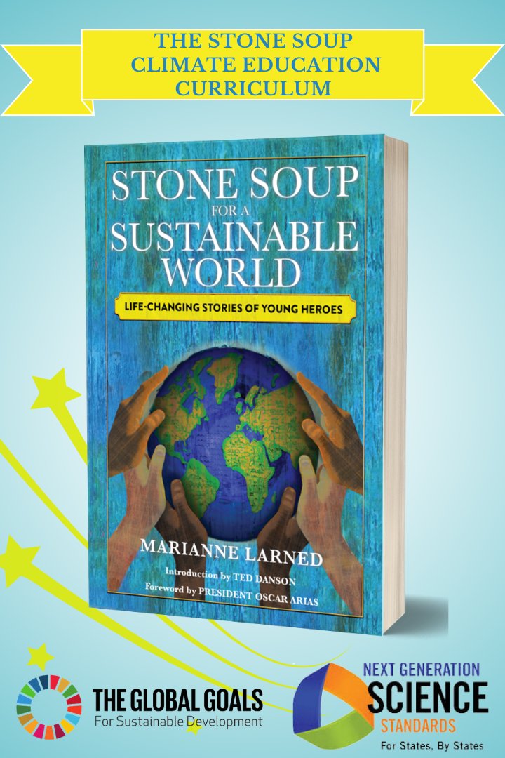 Our newsletter features the Stone Soup Climate Education Curriculum: 100 real-life stories in book, Stone Soup for a Sustainable World: Life-Changing Stories of Young Heroes. 

stonesoupleadership.org/earth-day-2024/
#ClimateEducation #EarthDay #EarthDay2024  #EarthDay