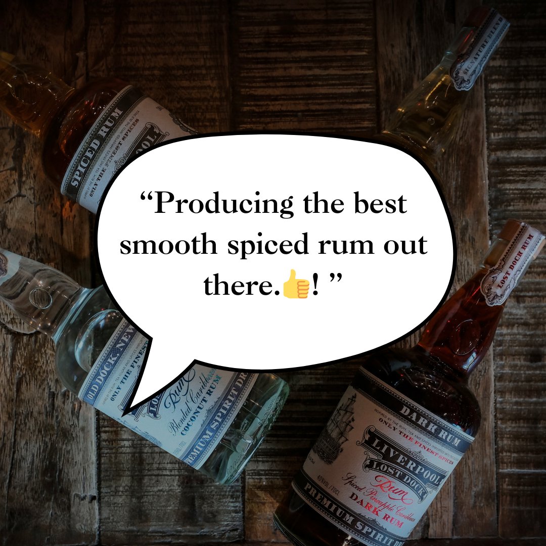 Thanks for your kind words! We are so proud to be producing the best rum in the industry. 😉 What’s your go-to when you order from us? 🥃 Please leave your answers in the comments below…