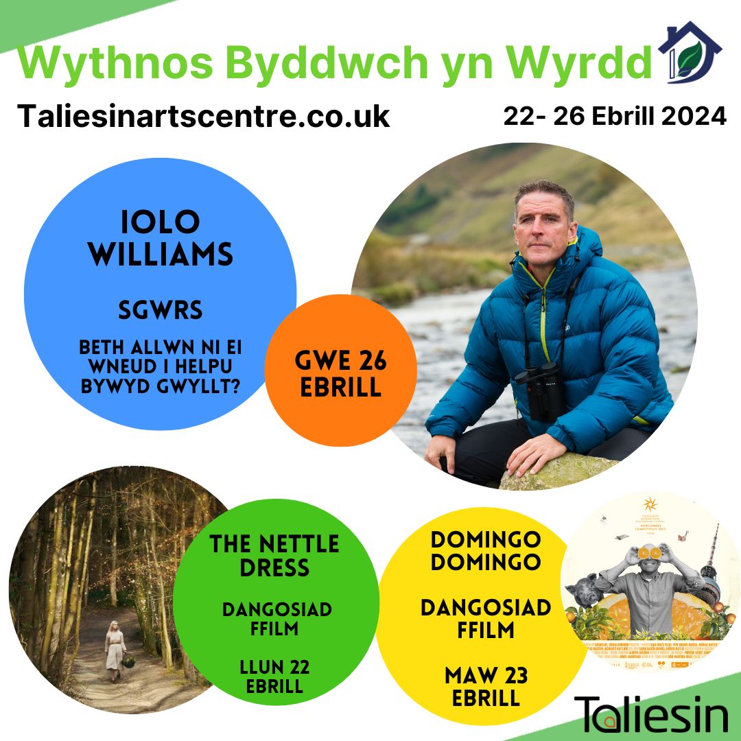 ⭕️ Iolo Williams - Talk⭕️ April 24 - 19:30. What can we do to help wildlife? Tickets - taliesinartscentre.ticketsolve.com/ticketbooth/sh… #Swansea #Talk #IoloWilliams