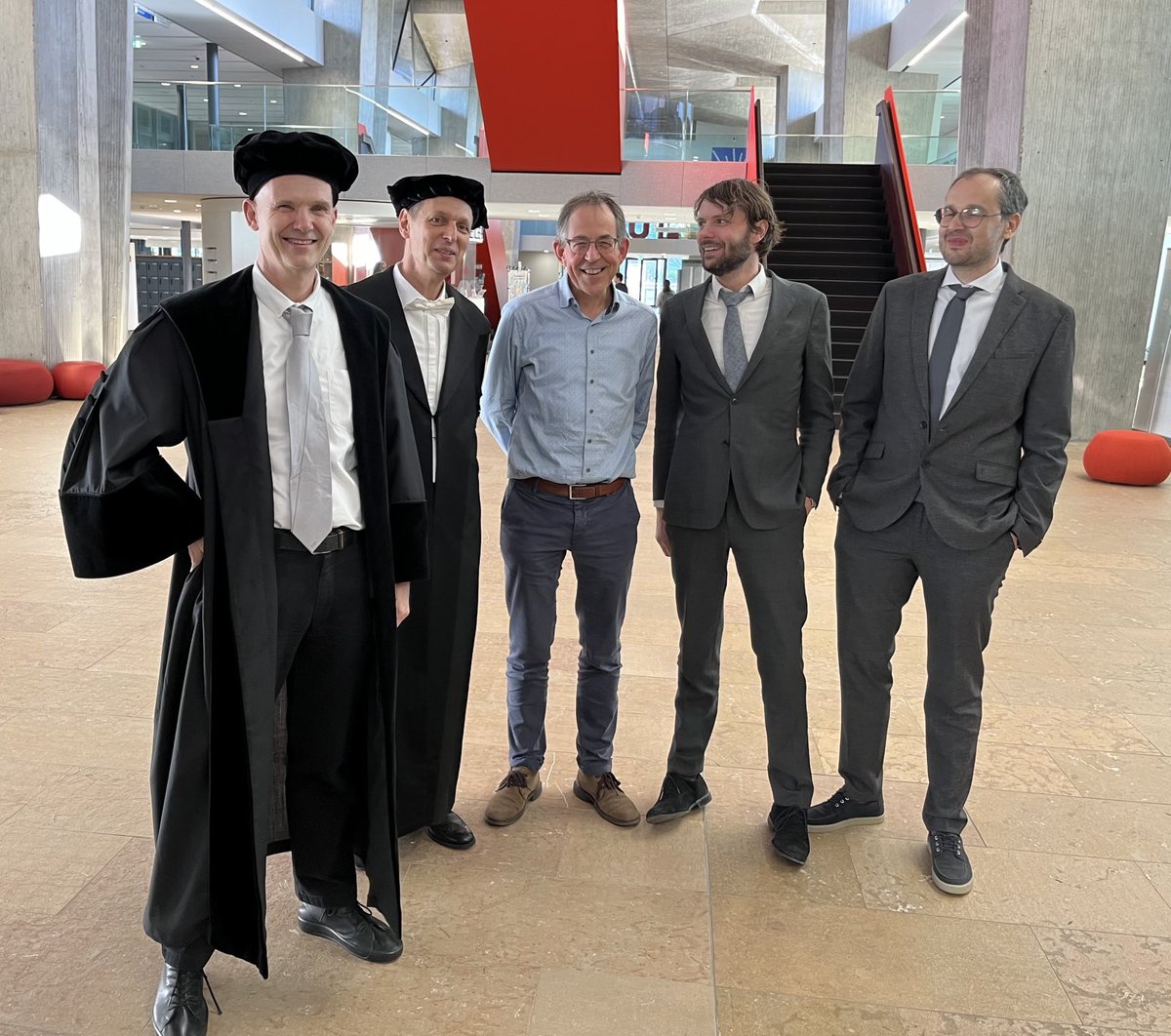 Just finished a great PhD viva from Imke in Eindhoven. Now out to celebrate all our hard work. ⁦@yvdburgt⁩ just announced that we need to make this a memorable night. Any FOMO ⁦@santorof14⁩ ??