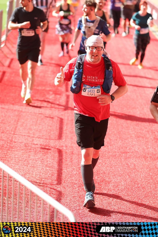 Gus mckechnie (@gusmckechnie) on Twitter photo Good to have the <a href="/ABPMarathon/">ABP Southampton Marathon</a> half done and onto <a href="/LondonMarathon/">TCS London Marathon</a> for the <a href="/SFC_Foundation/">Saints Foundation</a> any support would be gratefully received.
justgiving.com/page/gusbusrol…
More about Saints by Yourside here:
youtu.be/WGu64RnON_c?si… Good to have the <a href="/ABPMarathon/">ABP Southampton Marathon</a> half done and onto <a href="/LondonMarathon/">TCS London Marathon</a> for the <a href="/SFC_Foundation/">Saints Foundation</a> any support would be gratefully received.
justgiving.com/page/gusbusrol…
More about Saints by Yourside here:
youtu.be/WGu64RnON_c?si…