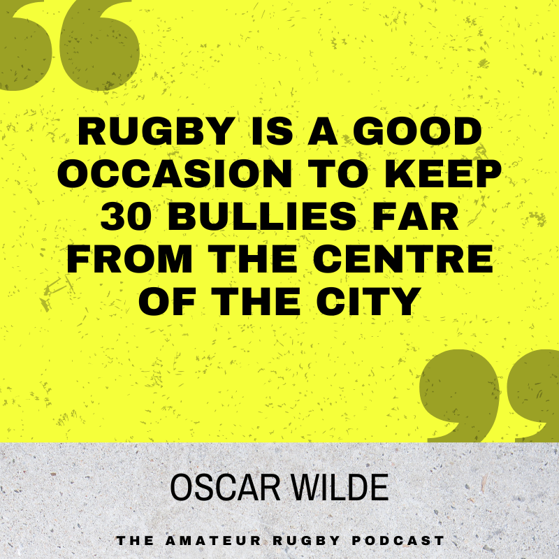 Oscar Wilde

_________________________________

#rugbyquote #rugbyquotes #amateurrugbypodcast #amateurrugby #rugbyfamily #rugbyunion #rugbyunited #rugby4life #rugby #rugbylifestyle #rugbylove #rugbypodcast