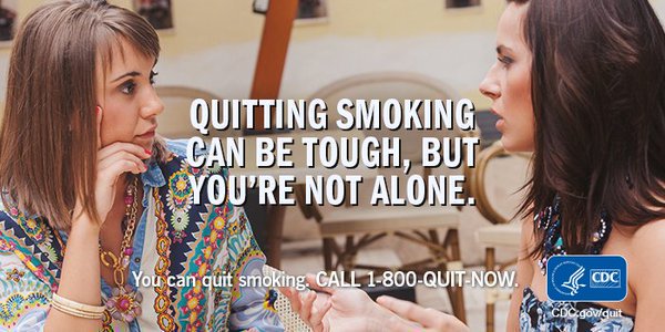 #WednesdayWidsom: If you know someone who is trying to quit smoking, encourage them to stick with it! As a close friend or loved one you can help them accomplish their smokefree goals.