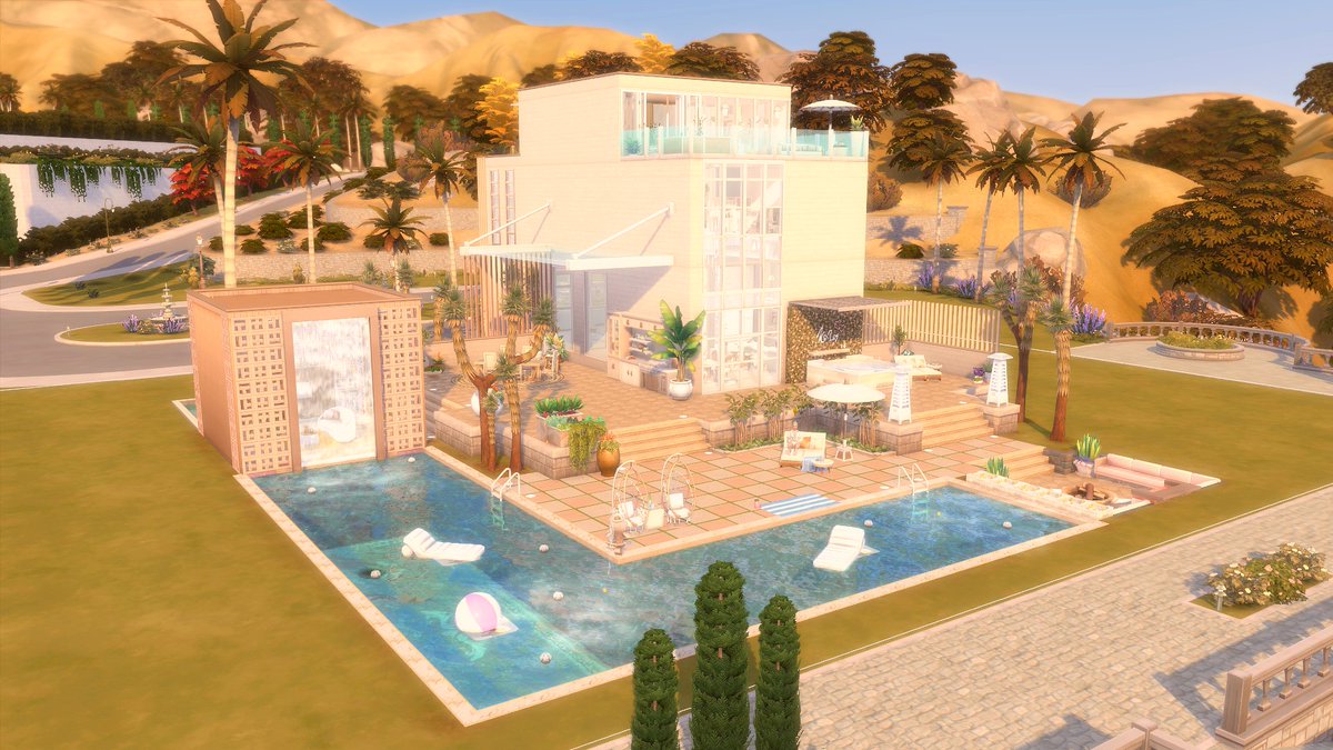 LifeAndBeth_'s tweet image. We finally finished @thesims Modern Shell challenge! 

Shes on the gallery (Lifeandbeth) and is modern but with our pastel flair!! I love it so much BUT I cant wait to go back to my cute cottage builds ASAP 🍓

#Showusyourbuilds #Thesims4 #modernbuild #delsolvalley