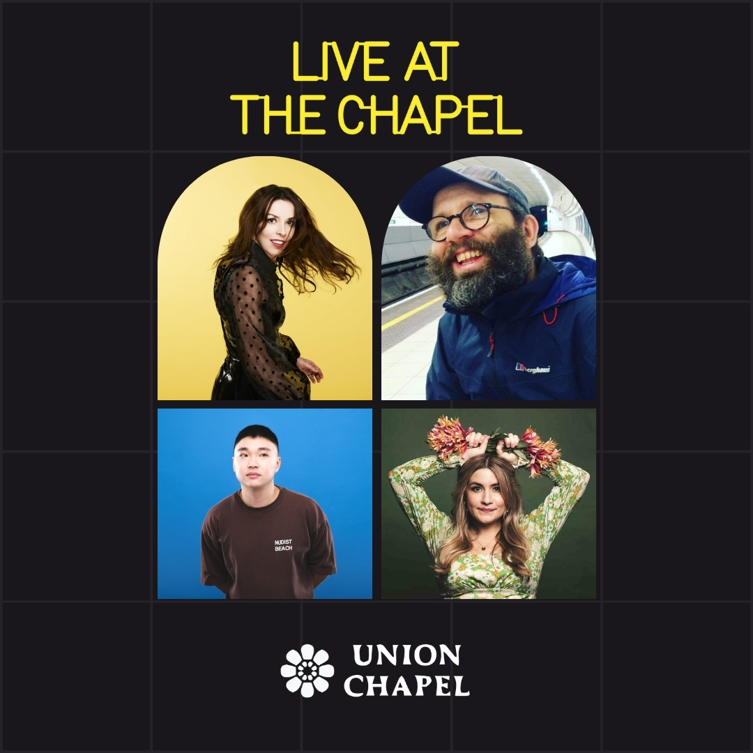 🤣 @LATchapel with @bridgetchristie | Sat 11 May Taskmaster icon, Edinburgh Comedy Award & Rose d'Or winner with Live At The Apollo star & 8 Out Of 10 Cats regular @harrietkemsley , fast-rising newcomer @jin_hao_li + the inimitable Daniel Kitson. Book at unionchapel.org.uk/venue/whats-on…