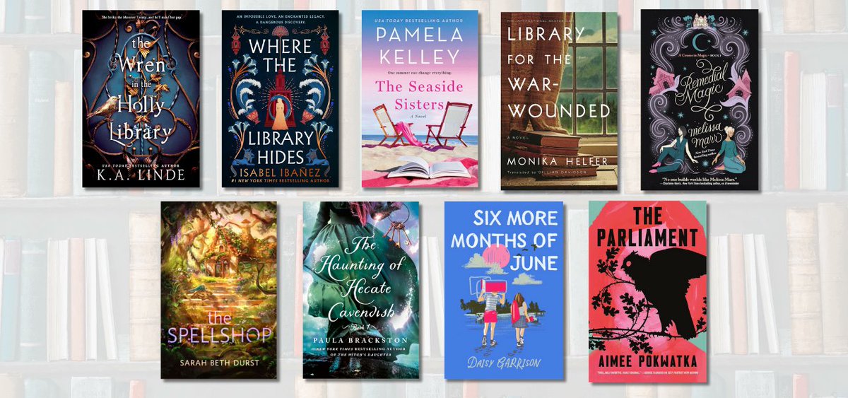 Dive into these enchanting worlds of books featuring libraries and librarians! tinyurl.com/2p923hjm @melissa_marr @PamelaMKelley @AimeePokwatka