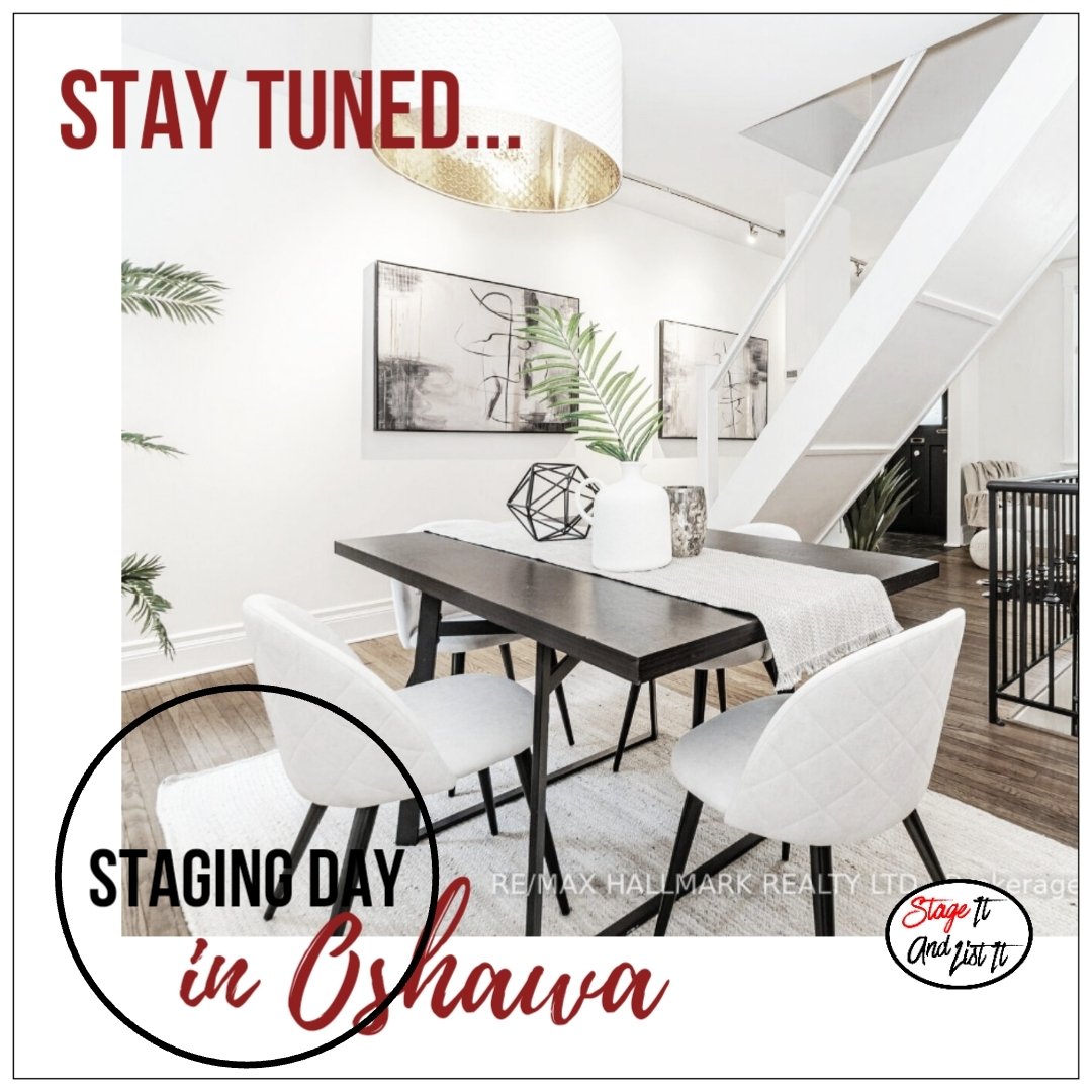 #StagingDay ❤️. Today we are styling an adorable unique detached home in Oshawa. Excited to see this one come to life. Stay tuned...
.
.
#stageitandlistit #homestaging #stagingsells #staging #staginghomes #realestatestaging #stagedtosell #stagerlife #homestager #stagingworks