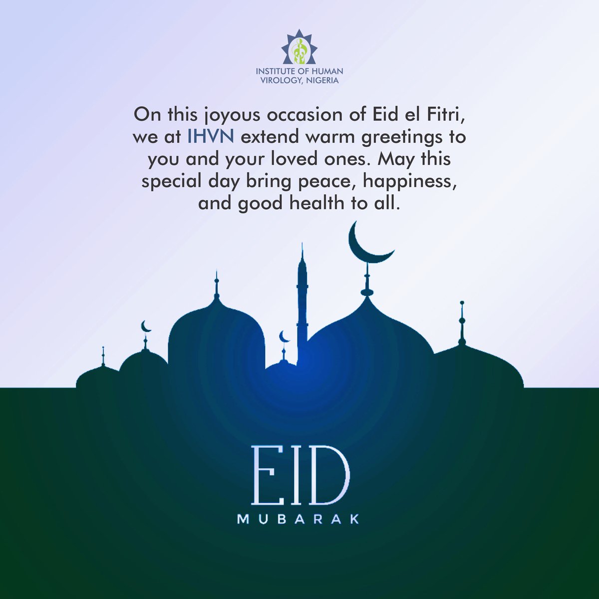 Wishing you a blessed Eid filled with love and harmony. Let's celebrate responsibly, ensuring the safety and well-being of ourselves and our communities. #health #eidelfitr #BarkaDaSallah #ihvn