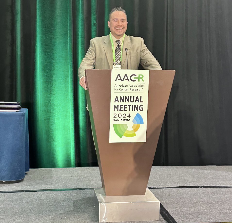 The @AACR Minorities in Cancer Research (MICR) group is committed to preventing and curing cancer while meeting professional needs and advancing careers of minority scientists. At #AACR24, current MICR Council member @JoseTrevinoMD speaks at the awards ceremony.