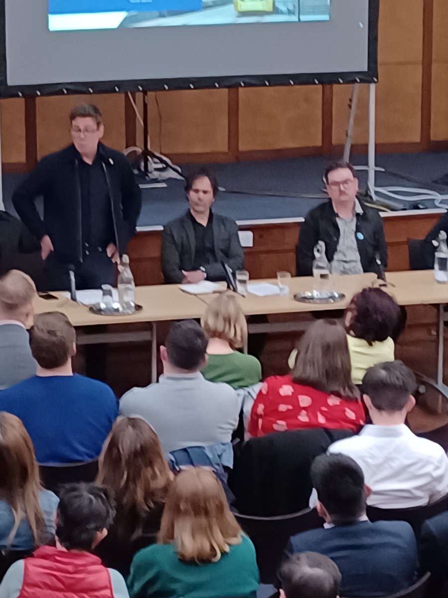 foemcr's tweet photo. We cannot deliver the Bee Network benefits without increasing bus priority @AndyBurnhamGM at the #GMTransportHustings https://t.co/CZj3GXTsvz