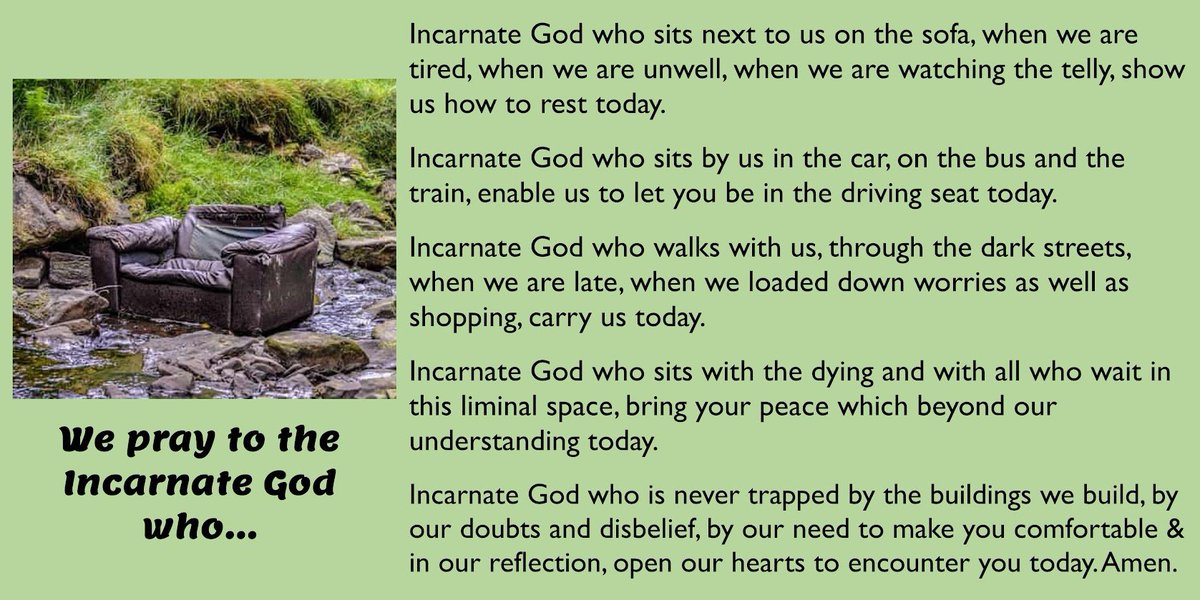 We pray to the Incarnate God who... Please add your prayers in the comments (it can be one word, a name, a short sentence)