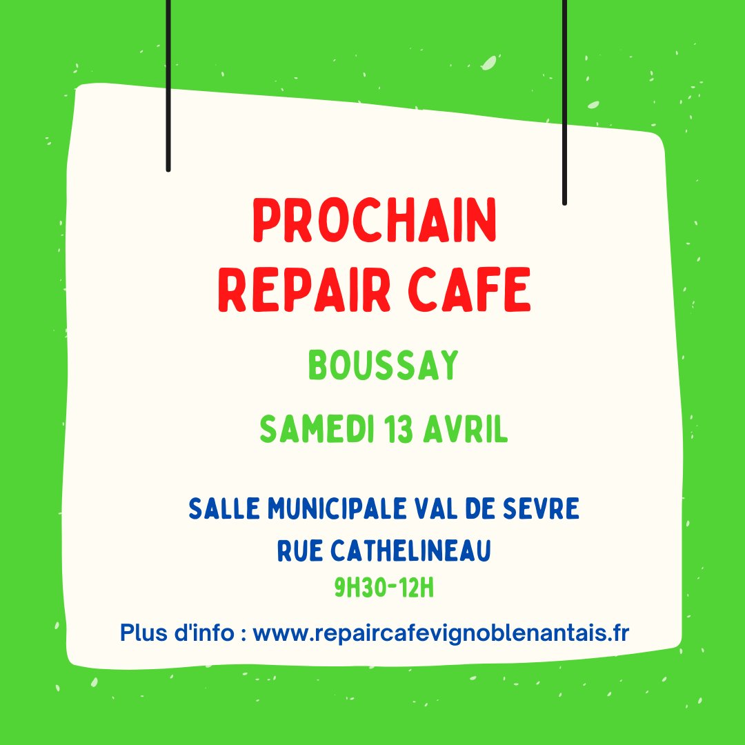 Repair Café du Vignoble nantais tweet media