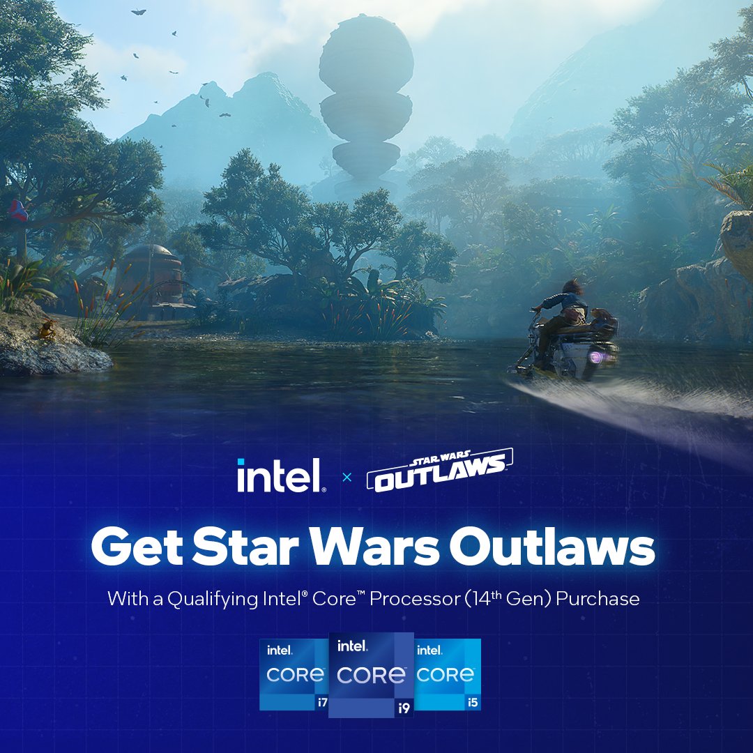 Buy a new Intel Core processor (14th gen) and discover a galaxy of opportunity. #PCGaming intel.ly/4aLjPD1
