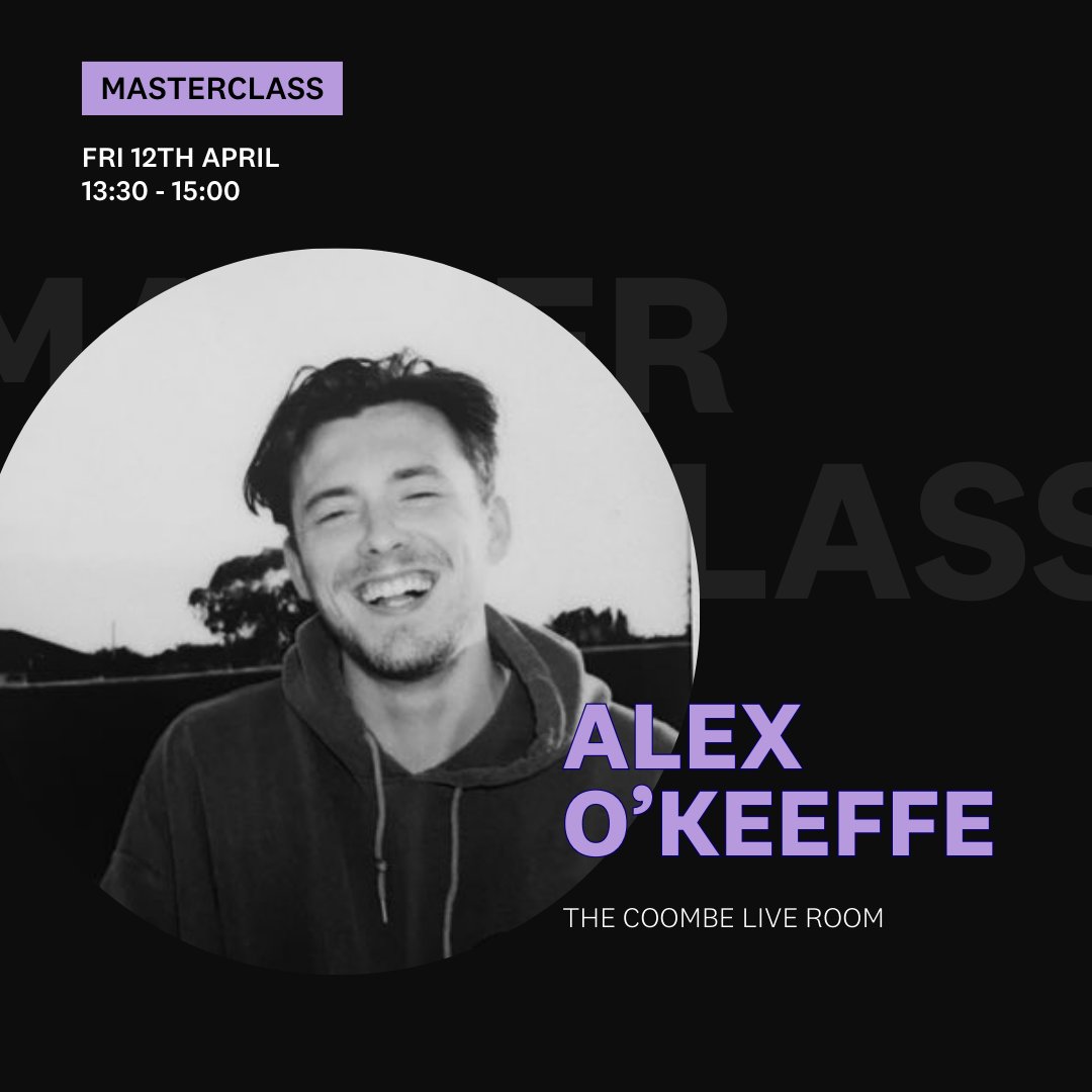 This week we are delighted to be joined by Alex O'Keeffe! 'Hailing from Co. Wexford, Ireland, Alex O'Keeffe is a producer, songwriter and musical director making waves in the industry.' Register at BIMM Connect!