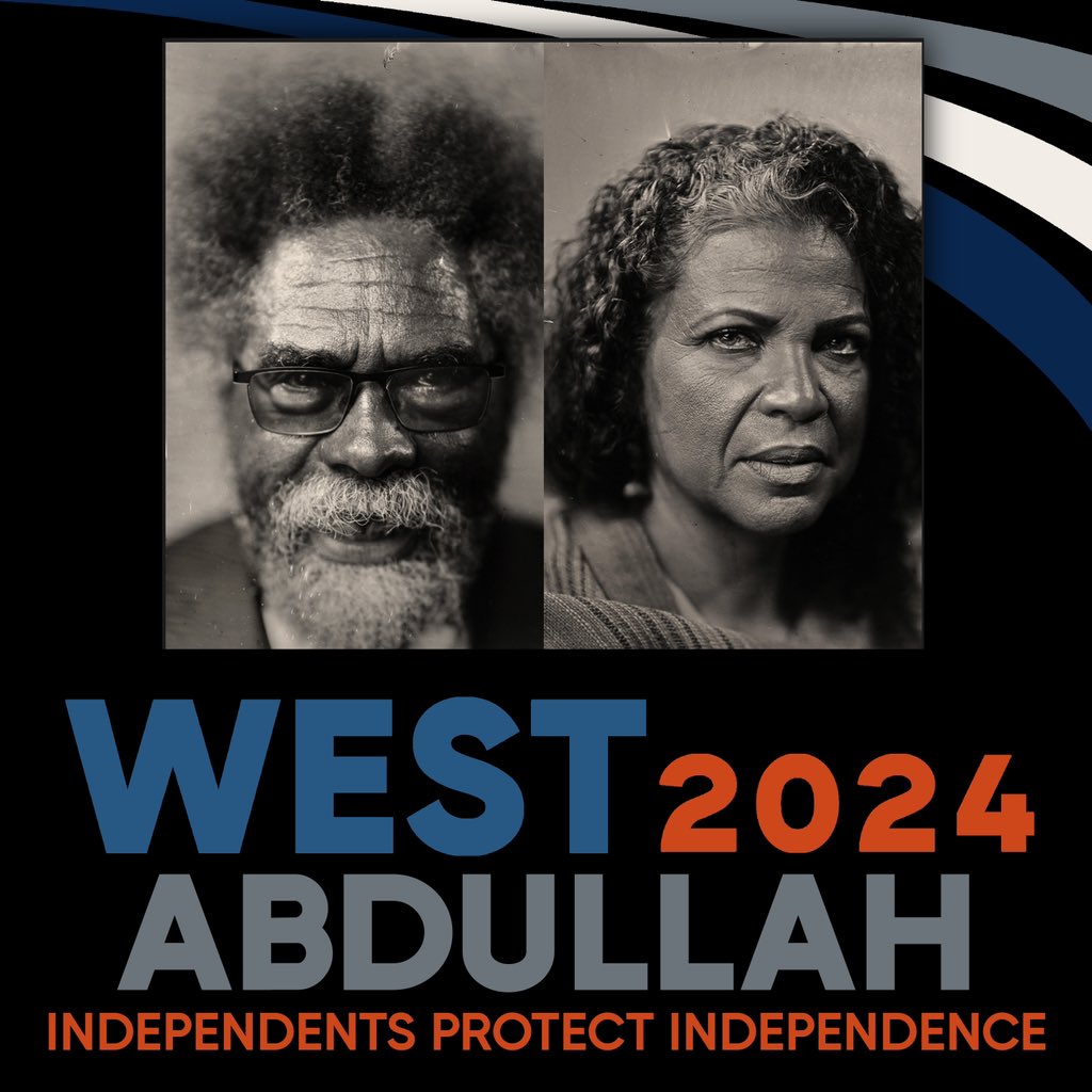 Cornel West for President 2024 is honored to welcome Dr. Melina Abdullah, professor, organizer, activist, a beacon of wisdom and justice, as our Vice Presidential candidate. Together, we’re crafting a future where justice and love lead the way. Join us in this historic movement!…