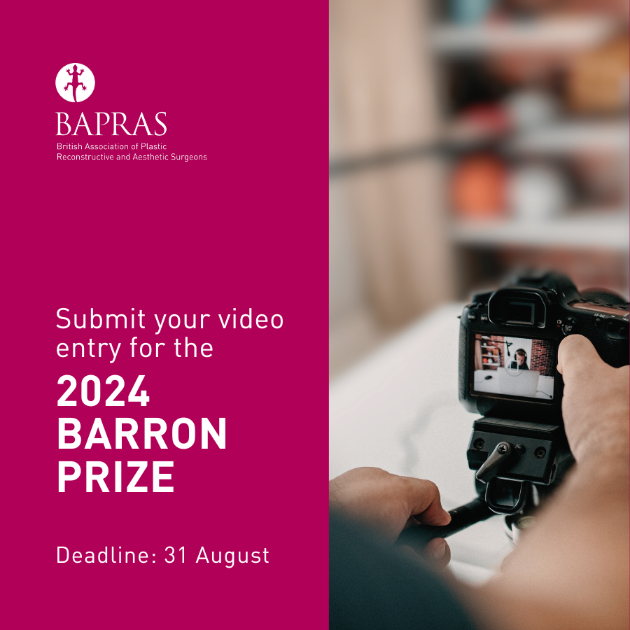 Submit your video entry for the 2024 Barron Prize. The videos can be on any topic, with a maximum length of 20 minutes and will be judged based on: • Originality • Clinical relevance • Production • Quality of instruction • Practicality of technique ➡️bapras.org.uk/professionals/…