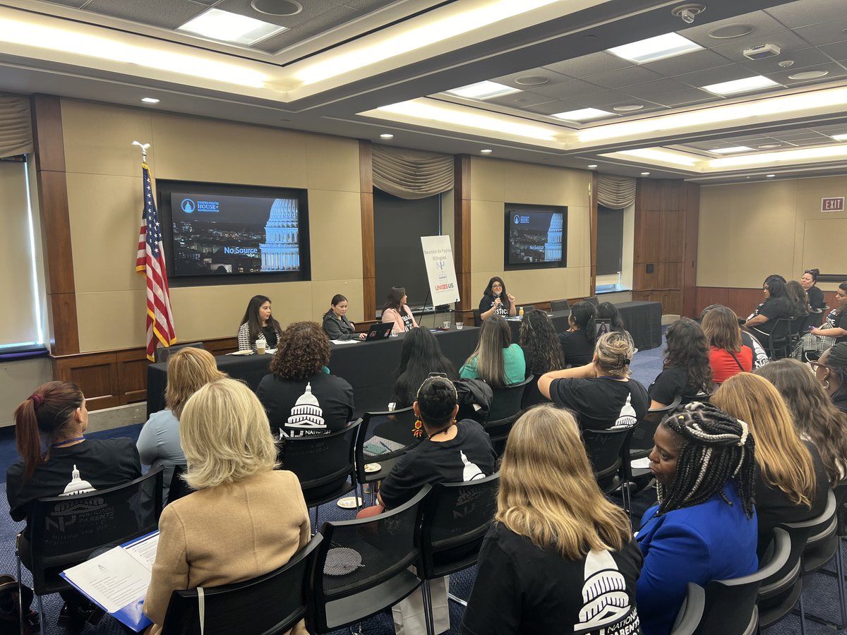 Thanks to our amazing sponsor @WeAreUnidosUS for co-hosting an engaging bilingual round table alongside @nationalparents that emphasized an increase in Title III funding to ensure all students have the tools to succeed.