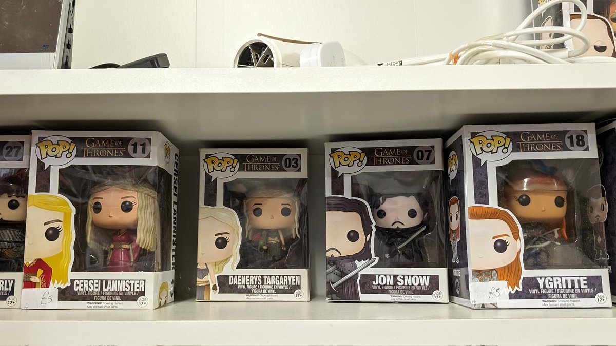 How often do you get brand new/boxed/unopened POP figures in a charity shop? 🤩

Selection of Game of Thrones characters at The A World Eccles shop now!
Only £5 each.

#CharityShop #CharityFinds #ShopCharity #ShopLocal