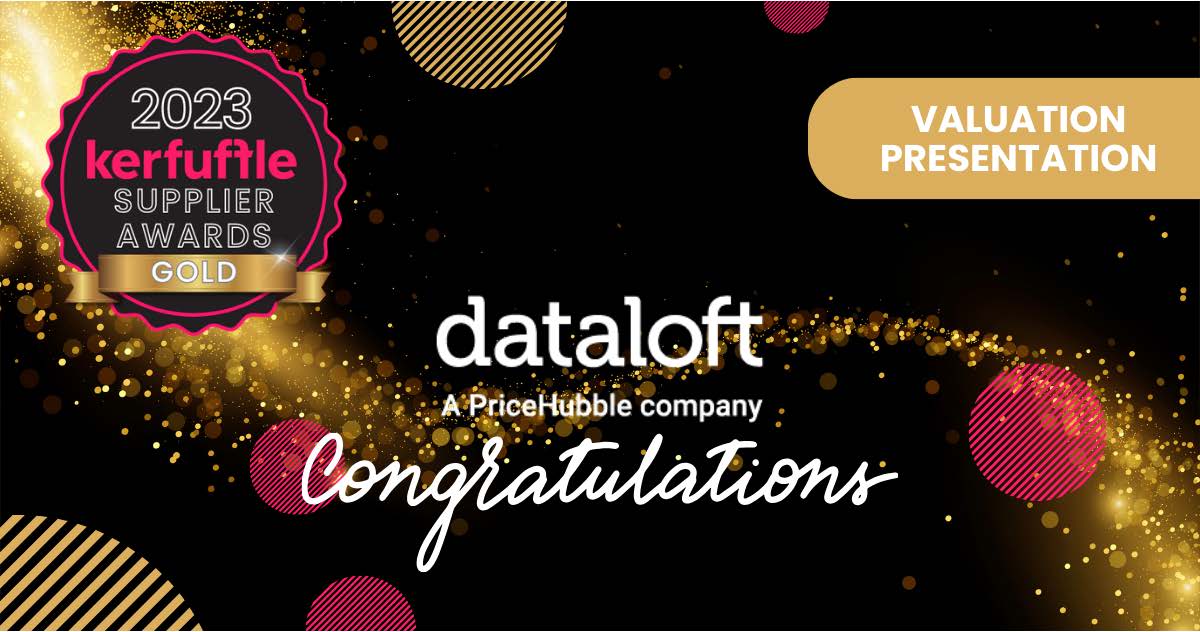 We are delighted to recently won four awards at the Kerfuffle Supplier Awards!  
If you’d like to access award-winning sales and rental market insight, branded marketing content or find out more about our range of PriceHubble property data solutions, visit dataloftinform.co.uk