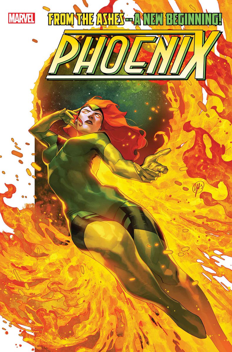 Very excited to finally be able to say… IM WRITING PHOENIX! A new ongoing coming this July from myself and @alessandromirac. Huge thanks to @annalisebissa for allowing us to take Jean on this cosmic journey. And Yasmine Putri on covers. 🔥