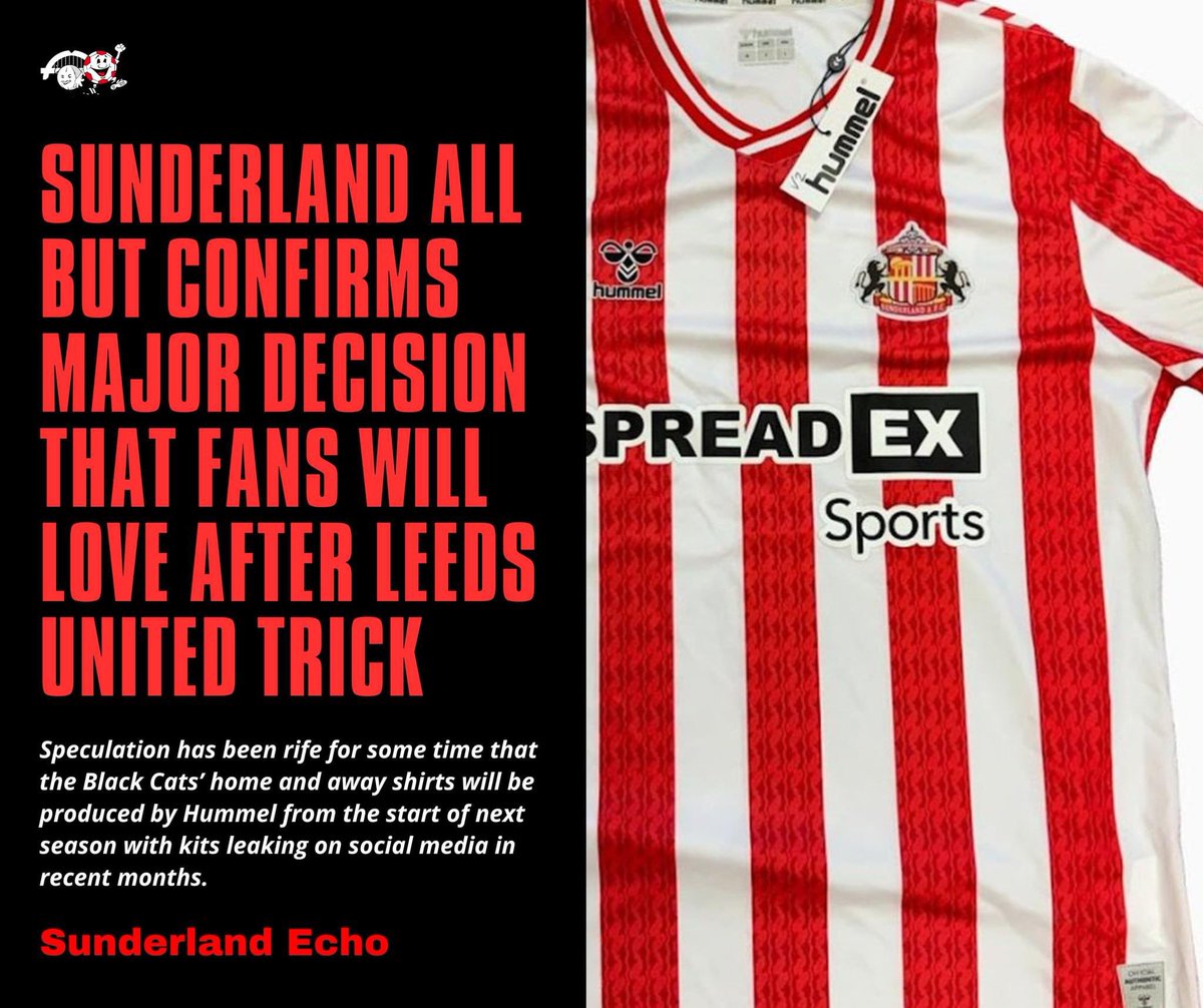 👕 Sunderland all but confirms major decision that fans will love after Leeds United trick #SAFC sunderlandecho.com/sport/football…