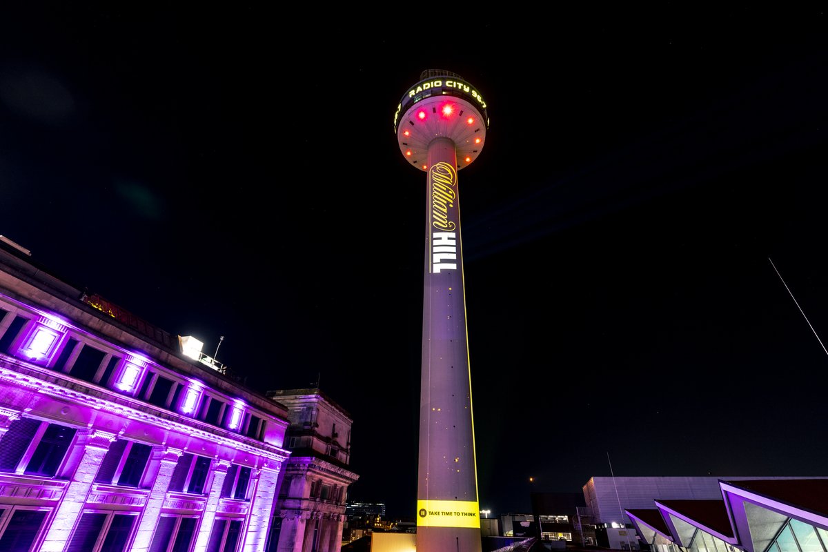 A special race requires a special light show in Liverpool! #GrandNational #GrandNationalReady