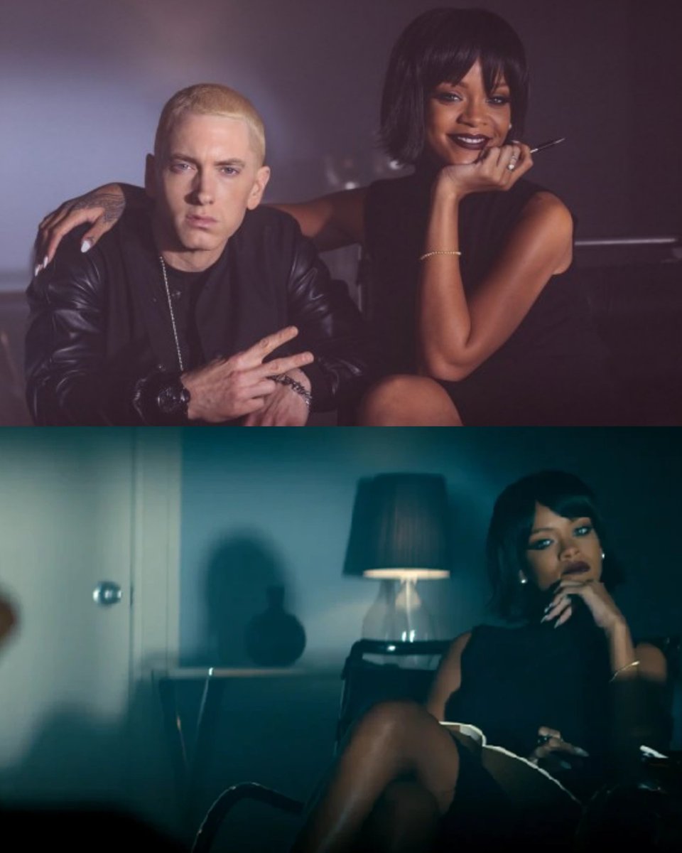 Rihanna & Eminem's 'The Monster' has now surpassed 1 Billion streams on Spotify.🖤

Rihanna now ties Ariana Grande as the female artist with the most songs with over 1 billion streams!(14 each) 🔥🖤👑
#eminem
#rihanna 
#themonster