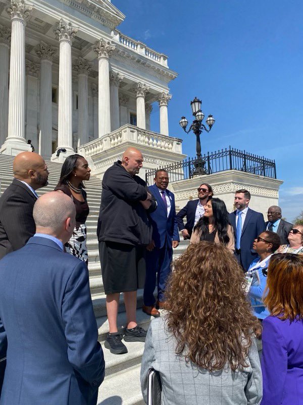 HACP (@hacp1) on Twitter photo HACP staff, including Executive Dir. Caster Binion & COO Marsha Grayson, met with U.S. Sen. <a href="/JohnFetterman/">John Fetterman</a>, D-PA, on the Capitol building steps in DC today during the 2024 <a href="/NAHROnational/">National NAHRO</a> Conference. Fetterman, of Braddock, is a long-time supporter of affordable housing efforts. HACP staff, including Executive Dir. Caster Binion & COO Marsha Grayson, met with U.S. Sen. <a href="/JohnFetterman/">John Fetterman</a>, D-PA, on the Capitol building steps in DC today during the 2024 <a href="/NAHROnational/">National NAHRO</a> Conference. Fetterman, of Braddock, is a long-time supporter of affordable housing efforts.