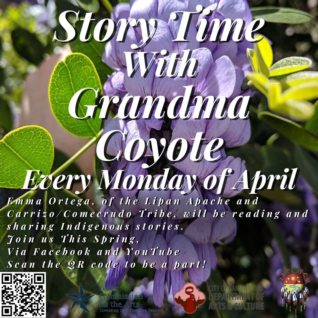 Have you been keeping up with Story Time with Grandma Coyote? Tune in to see next weeks episode on Monday, April 15th at 4 p.m! Watch Story Time via AIT-SCM's Youtube, Facebook, and IG Live. Catch old episodes on the AIT-SCM Youtube Channel.