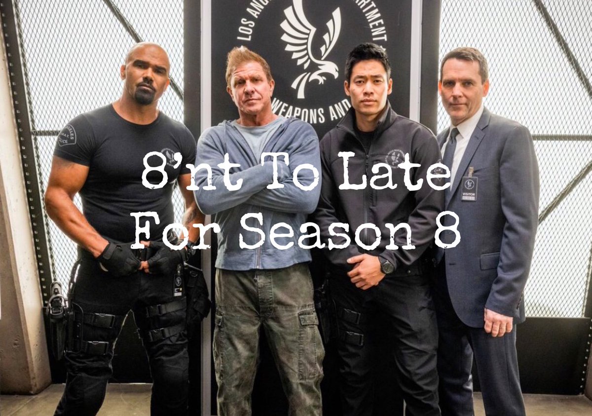 Give us what we want; what we really, really want! #RenewSWAT
<a href="/swatcbs/">S.W.A.T.</a> <a href="/SPTV/">Sony Pictures Television 📺</a> <a href="/SWATWritersRoom/">SWAT Writers Room</a> <a href="/shemarmoore/">Shemar Moore</a> #RollSWAT #Season8 #letsdoitagain
