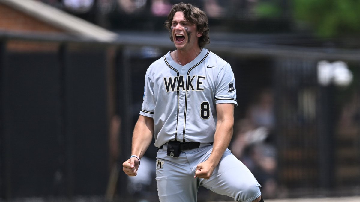 Is there a hotter hitter on the planet right now than Nick Kurtz? The @wakebaseball Draft prospect has crushed 6⃣ homers in his past 7⃣ at-bats. Details on the improbable tear: atmlb.com/4cOYyu1