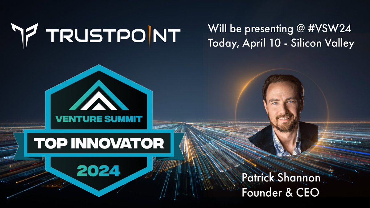 TrustPoint is excited to be selected as a Venture Summit 𝐓𝐨𝐩 𝐈𝐧𝐧𝐨𝐯𝐚𝐭𝐨𝐫 and will be presenting Today!

#TrustPoint #TrustPointGPS #Innovation #VentureSummitWest #VSW24 #investor #GPS #GNSS #LEOPNT #Startups #Space #VentureCapital  #SpaceNews #EmergingTech #TechNews
