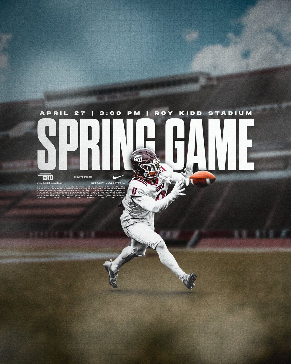 Chadyn Morris (@chadynmorris) on Twitter photo Thank you <a href="/Maxwe11EKU/">Maxwell Smith</a> for the invite, I will be at Eastern Kentucky University for their Spring Game April 27th! <a href="/EKUWWells/">Walt Wells</a> <a href="/EKUFootball/">EKU Football</a>
<a href="/Jay_Fallin/">Coach Fallin</a> <a href="/wbarnes22/">Will Barnes</a> <a href="/CameronBKelly/">Cameron Kelly</a> <a href="/BRoberts42/">Blake Roberts</a> <a href="/SrHighFootball/">Owensboro Football</a> Thank you <a href="/Maxwe11EKU/">Maxwell Smith</a> for the invite, I will be at Eastern Kentucky University for their Spring Game April 27th! <a href="/EKUWWells/">Walt Wells</a> <a href="/EKUFootball/">EKU Football</a>
<a href="/Jay_Fallin/">Coach Fallin</a> <a href="/wbarnes22/">Will Barnes</a> <a href="/CameronBKelly/">Cameron Kelly</a> <a href="/BRoberts42/">Blake Roberts</a> <a href="/SrHighFootball/">Owensboro Football</a>