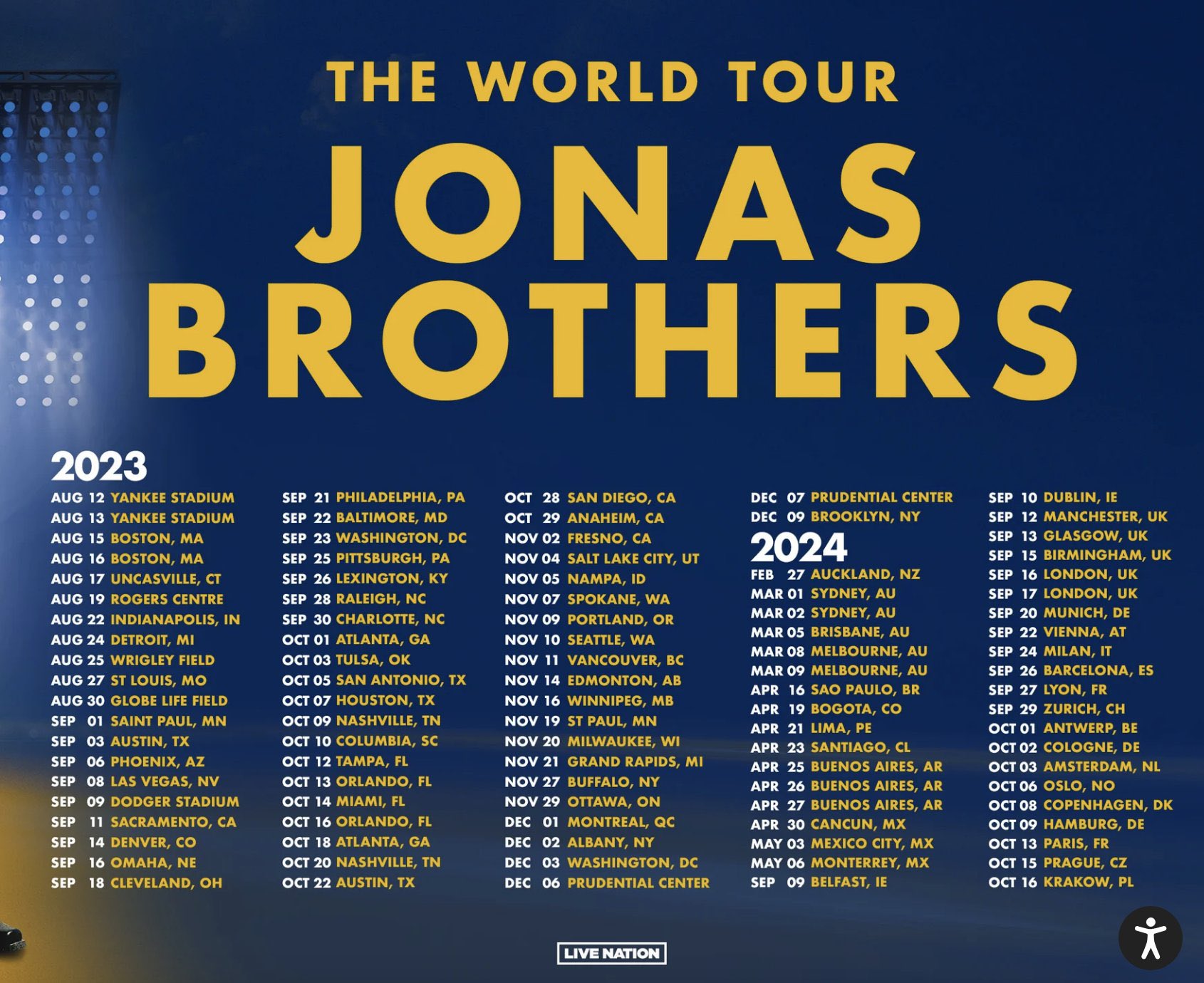 Jonas Brothers 2024 Tour