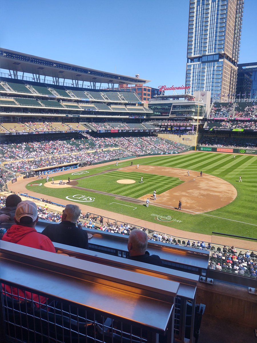 Probably last Twins game till the crop is in the Ground